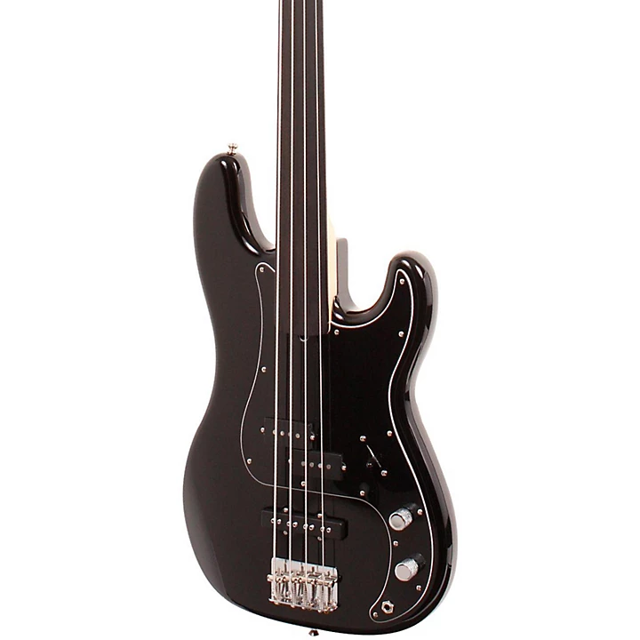 Fender Tony Franklin Fretless Precision Bass Guitar Level 2 Black