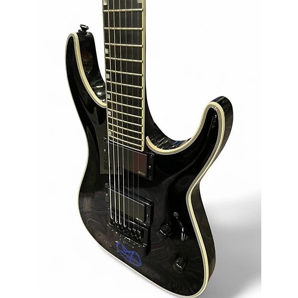 Used ESP LTD MH1000ET Black Solid Body Electric Guitar