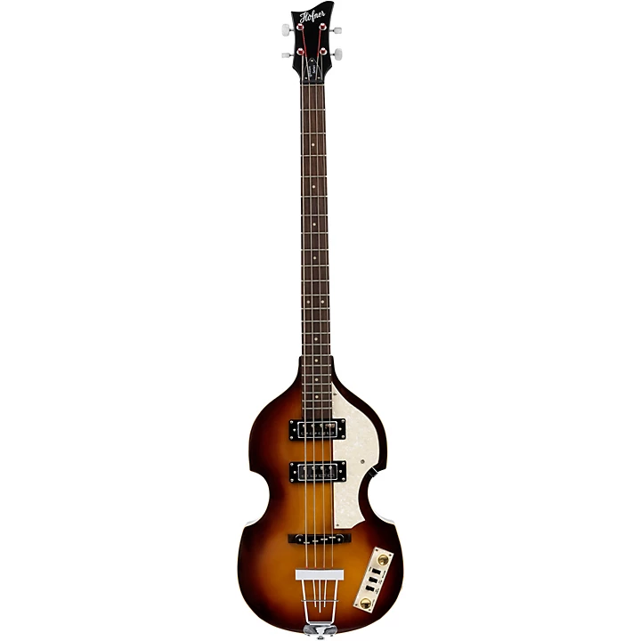 Hofner Ignition Series Short Scale Violin Bass Guitar with Cavern Pickup Spacing Sunburst