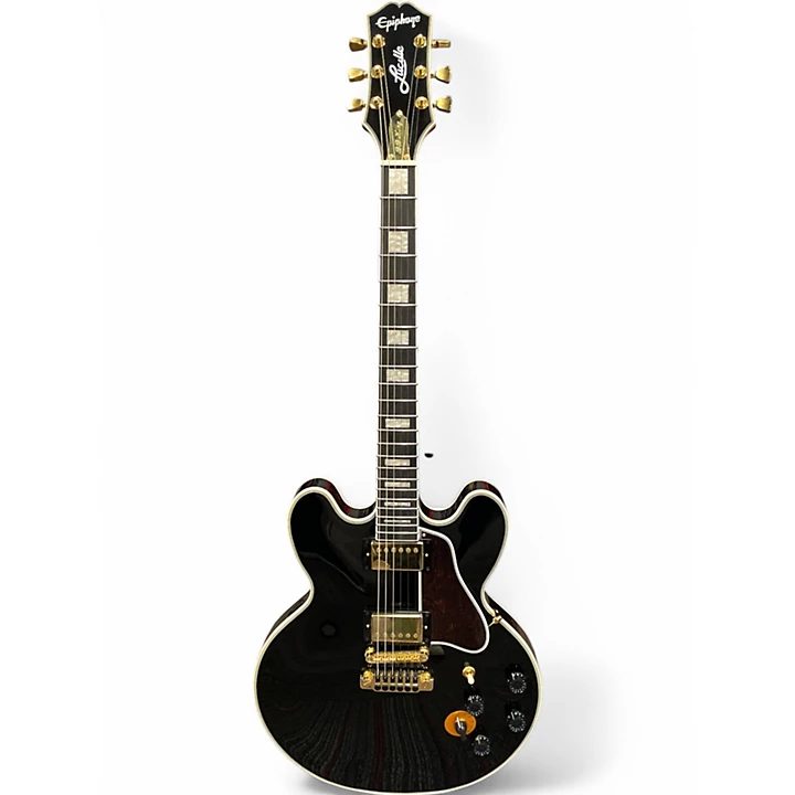 Used Epiphone BB King Lucille Ebony Hollow Body Electric Guitar