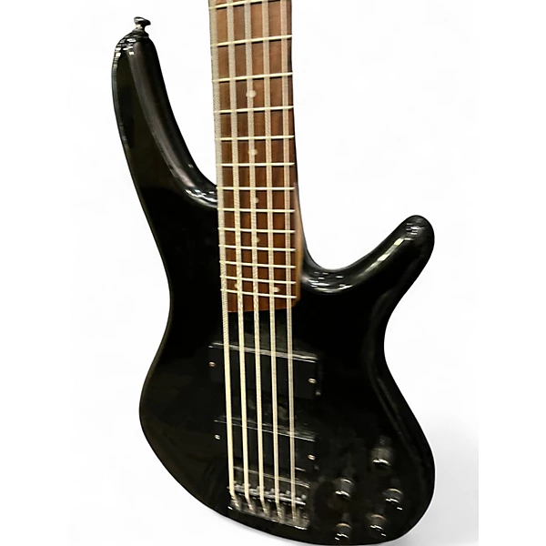 Used Ibanez SR405 5 String Black Electric Bass Guitar