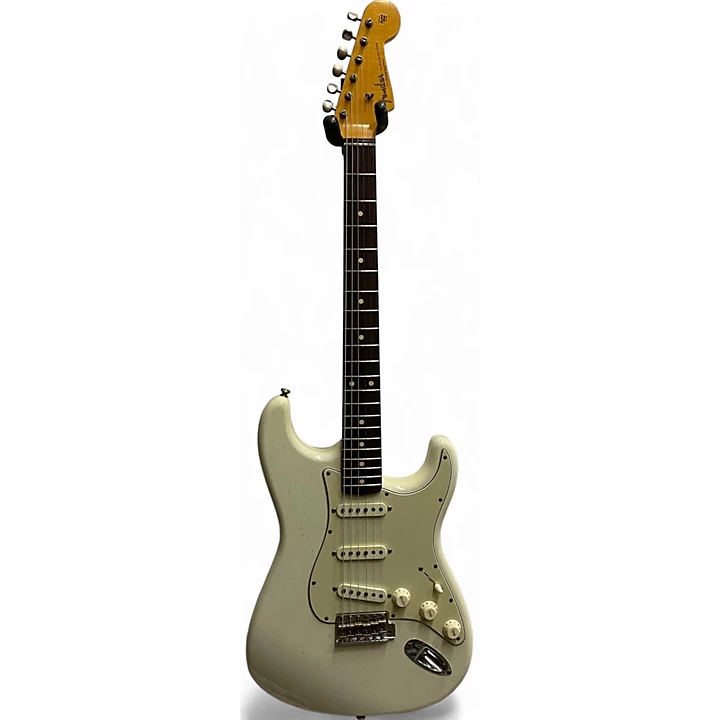 Used Fender Custom Shop 1962/1963 Stratocaster JRN LTD Olympic White Solid Body Electric Guitar