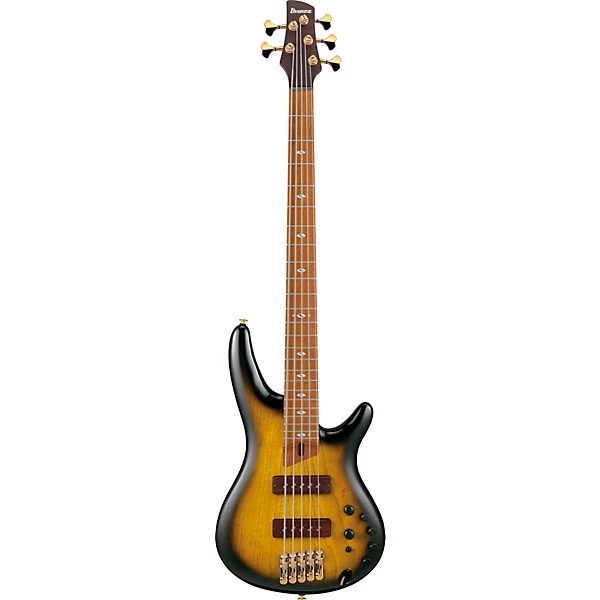 Ibanez Prestige SR4505 5 String Electric Bass Guitar Desert Sunset Burst