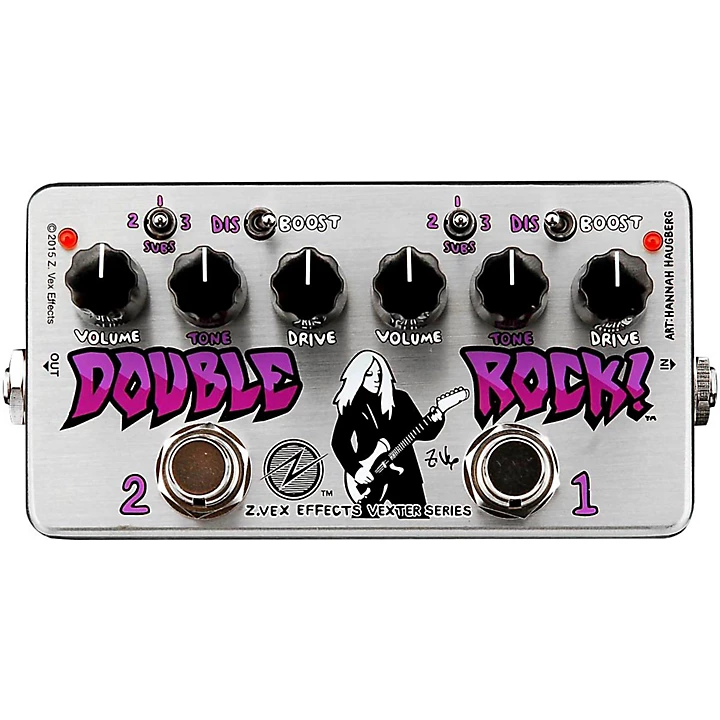 Double Rock Vexter Distortion Guitar Pedal