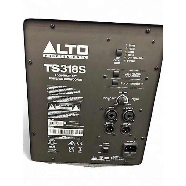 Alto Used Alto ts318s Powered Subwoofer