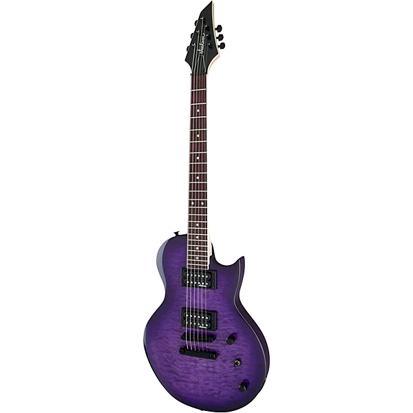 Jackson JS Series Monarkh SC JS22Q Electric Guitar Transparent Purple Burst