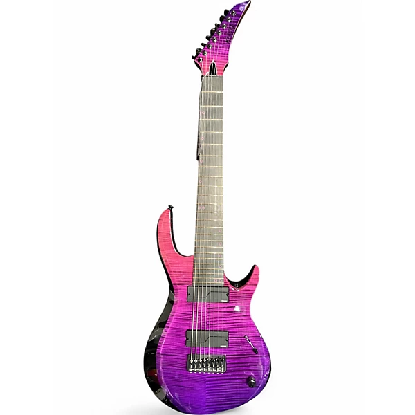 Used Kiesel A2 Pink Purple Fade Solid Body Electric Guitar