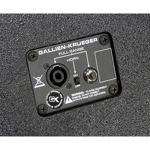 Gallien Krueger CX115 300W 1x15 Bass Speaker Cabinet Level 1 J13808004000000.gc