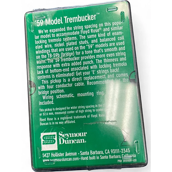 Seymour Duncan Used Seymour Duncan 59 Trembucker Humbucker Electric Guitar Pickup.gc