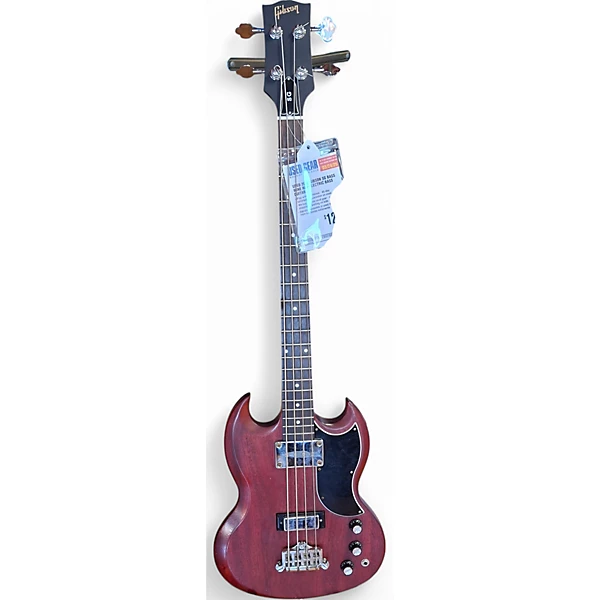 Used 2015 Gibson SG Bass Wine Red Electric Bass Guitar