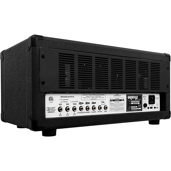 Orange Amplifiers Rockerverb 50 MKIII 50W Tube Guitar Amp Head Level 1 Black J22556004001000.gc