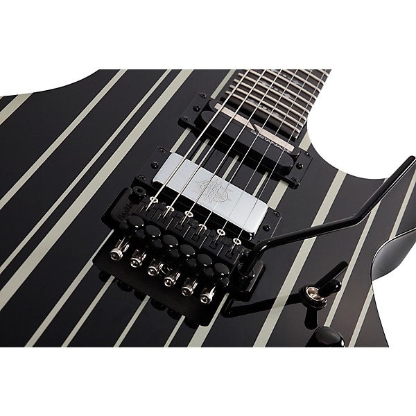Schecter Guitar Research Synyster Gates Custom S Electric Guitar Level 1 Black Pinstripes K37175004001000.gc