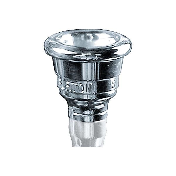 Size 1 Anchor Grip Series Trumpet and Cornet Mouthpiece Top in Silver 1D Anchor Grip