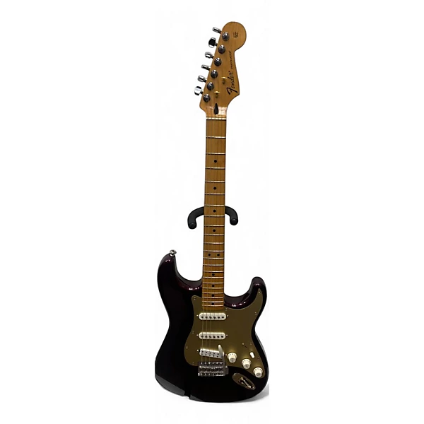 Used Fender Highway One Stratocaster HSS Black Solid Body Electric Guitar