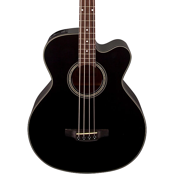 GB30CE Acoustic Electric Bass Guitar Black