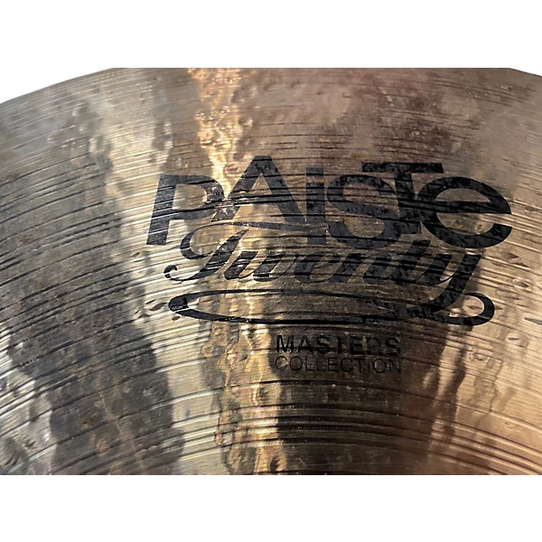 Paiste Used Paiste 24in Twenty Masters Deep Ride Signature Groove Cymbal.gc