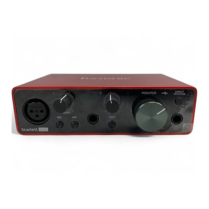 Focusrite Used Focusrite Scarlett Solo Gen 3 Audio Interface