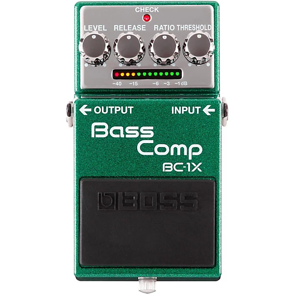 BOSS BC 1X Bass Compressor Effects Pedal Level 1 J32115004000000.gc