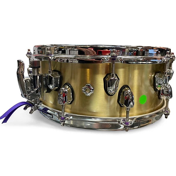 Mapex Used Mapex 55X14 Black Panther Metallion Brass Drum.gc