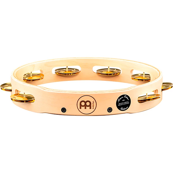 MEINL Artisan Edition Tambourine Single Row Brass Jingles 10 in.