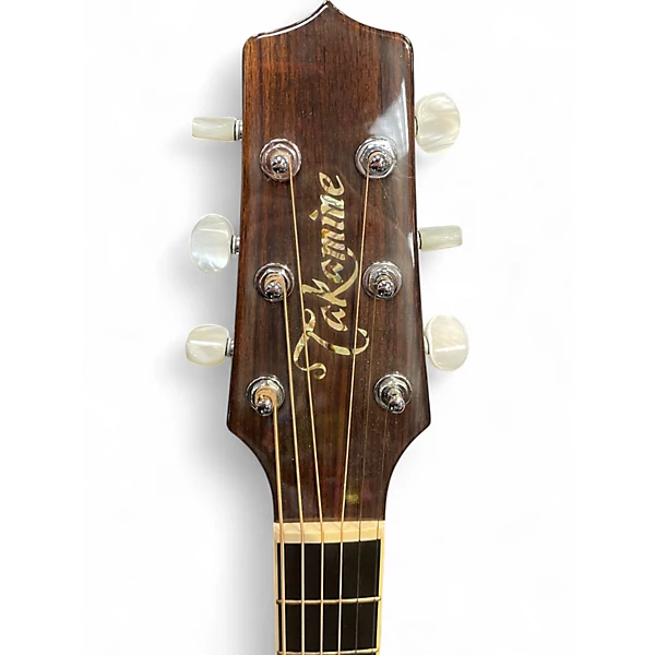 Takamine Used 2002 Takamine Limited Edition Whales Natural Acoustic Electric Guitar.gc