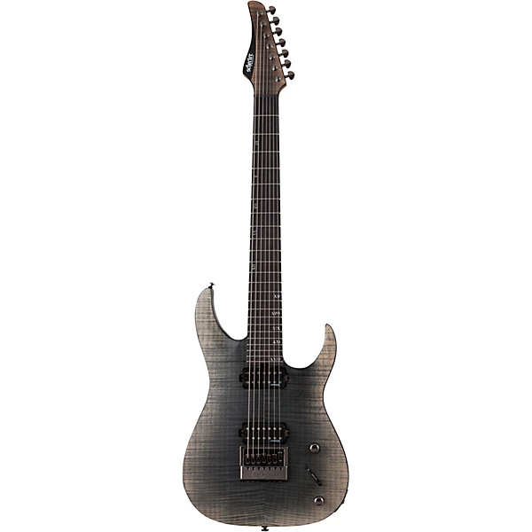 Schecter Guitar Research Banshee Mach 7 EverTune 7 String Electric Guitar FalloutBurst