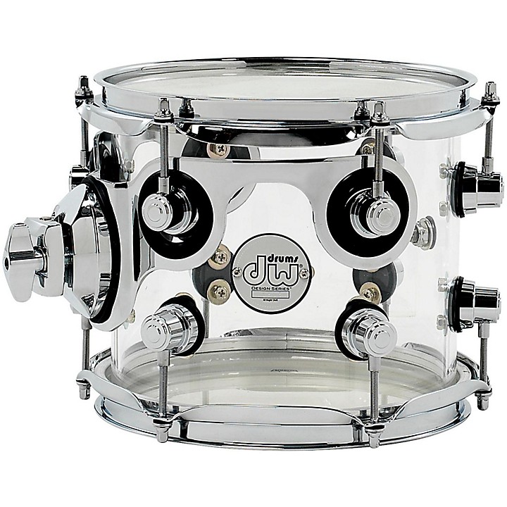 Design Series Acrylic Tom with Chrome Hardware 8 x 7 in Clear
