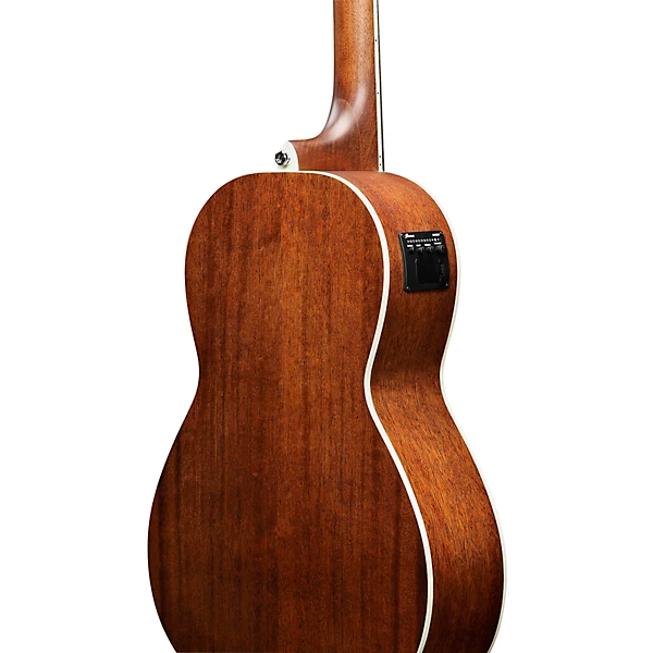 PNB14E Parlor Acoustic Electric Bass Guitar Natural