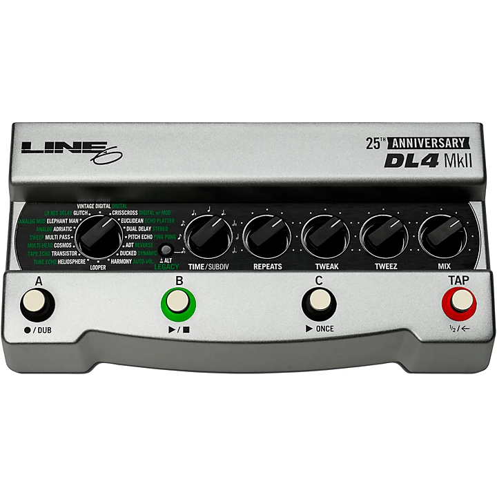 DL4 MKII Silver Limited Edition 25th Anniversary Delay Guitar Effects Pedal
