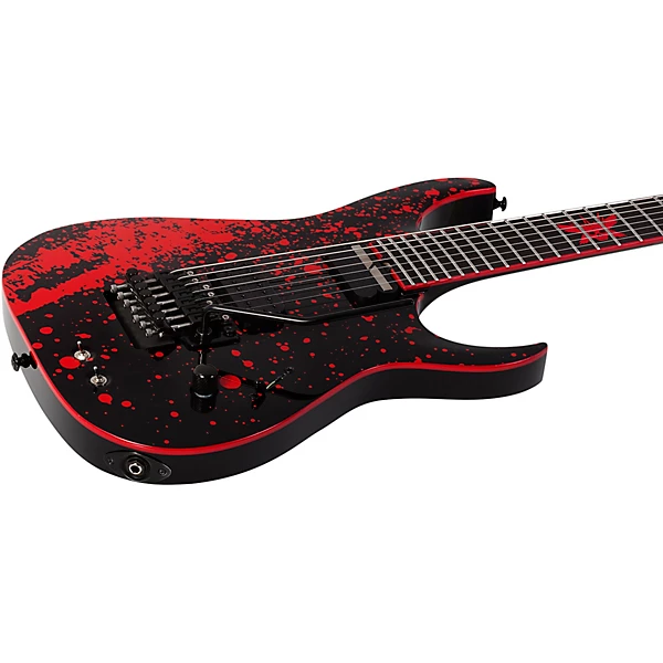 Sullivan King Banshee 7 FR S Electric Guitar Obsidian Blood