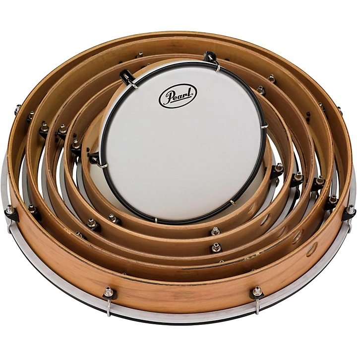 Pearl Key Tuned Frame Drums Set 8, 10, 12, 14, 16 and 18 in.