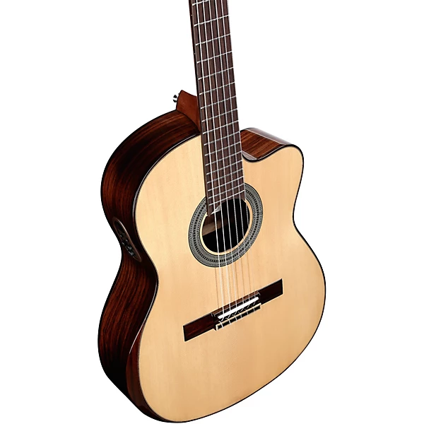 Alvarez AC70HCE Hybrid Nylon String Classical Acoustic Electric Guitar Natural