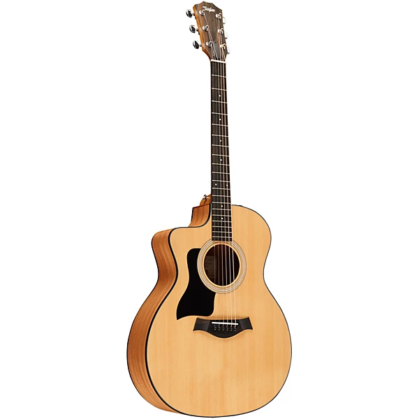 Taylor 114ce Grand Auditorium Left Handed Acoustic Electric Guitar Natural