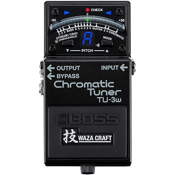 BOSS TU 3W Waza Craft Chromatic Tuner Pedal