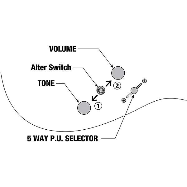 AZ Premium 7 String Electric Guitar Charcoal Black Burst