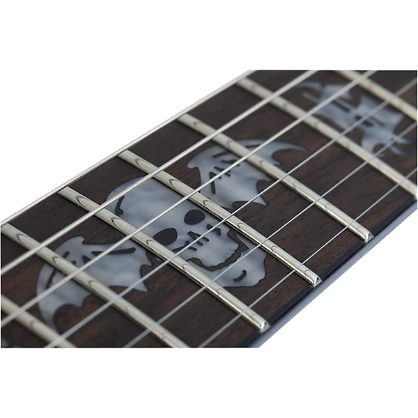 Schecter Guitar Research Synyster Gates Standard Electric Guitar Gloss Black with Silver Pinstripes