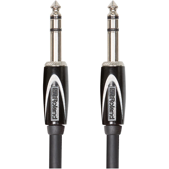 Black Series 1 4 TRS 1 4 TRS Balanced Interconnect Cable 10 ft Black