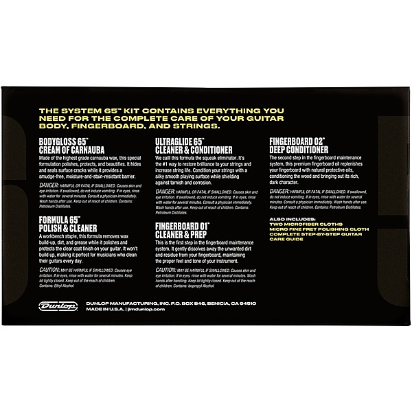 System 65 Guitar Maintenance Kit