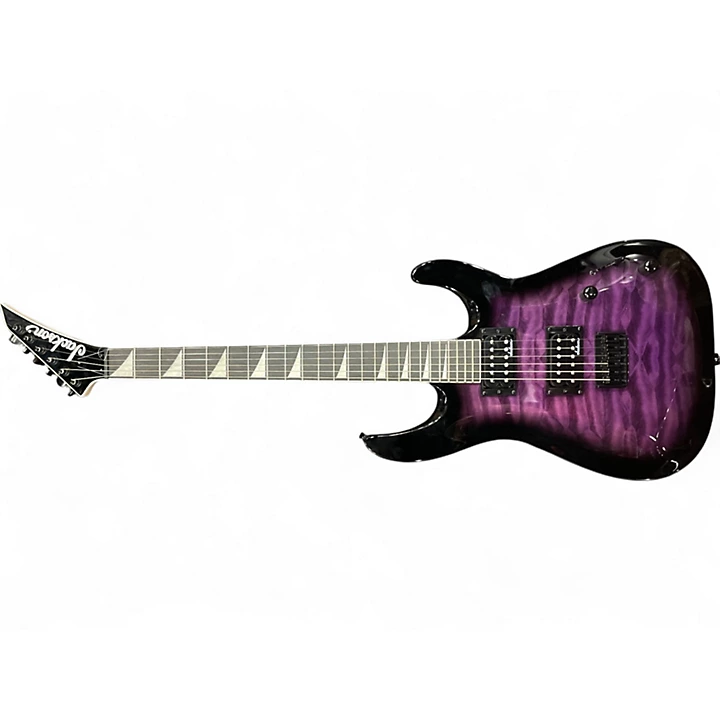 Jackson Used Jackson JS32Q DKA HT Trans Purple Solid Body Electric Guitar.gc