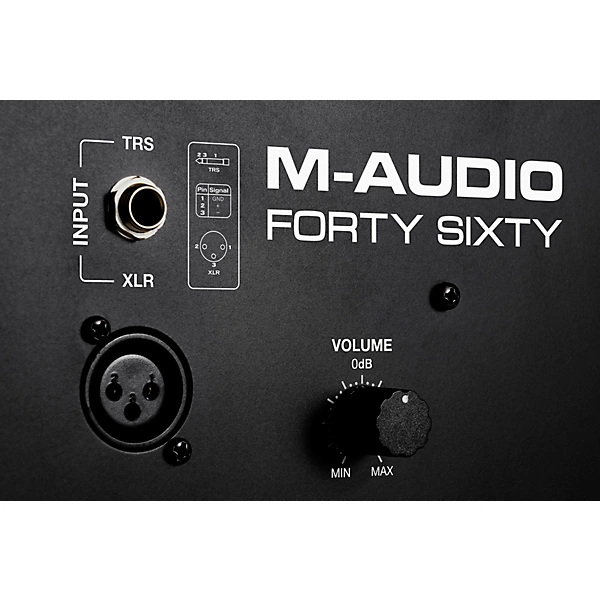 M Audio Forty Sixty 6 Powered Studio Monitor Each Gold Level 1 M15134004000000.gc