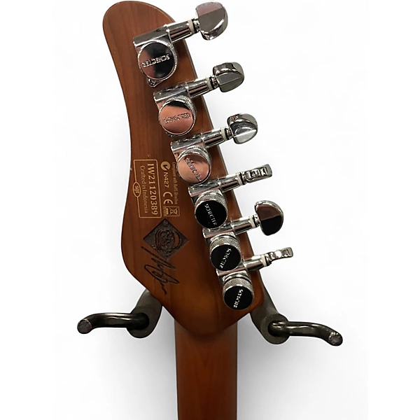 Used Schecter Guitar Research NIC JOHNSON TRADITIONAL CORAL Solid Body Electric Guitar