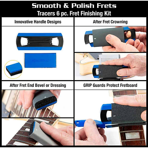 Premium Guitar Tech Fret Tool Set