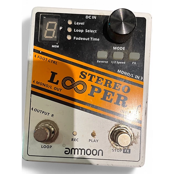 Used Ammoon stereo looper Pedal