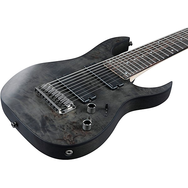 Ibanez RG9PB RG Axe Design Lab 9 String Electric Guitar Level 1 Transparent Gray Flat L98486004001000.gc