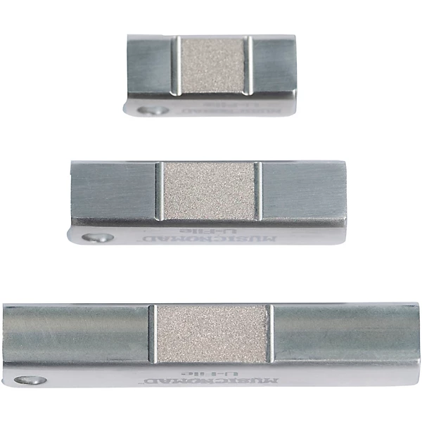 Music Nomad MN813 Diamond U File for Leveling Single Guitar Frets 3 Pack