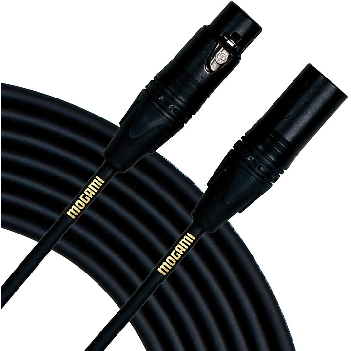 Mogami Gold Stage Mic Cable with Neutrik XLR Connectors Level 1 30 ft 338011004000098.gc