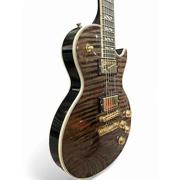 Gibson Used Gibson Les Paul Supreme Trans Black Solid Body Electric Guitar