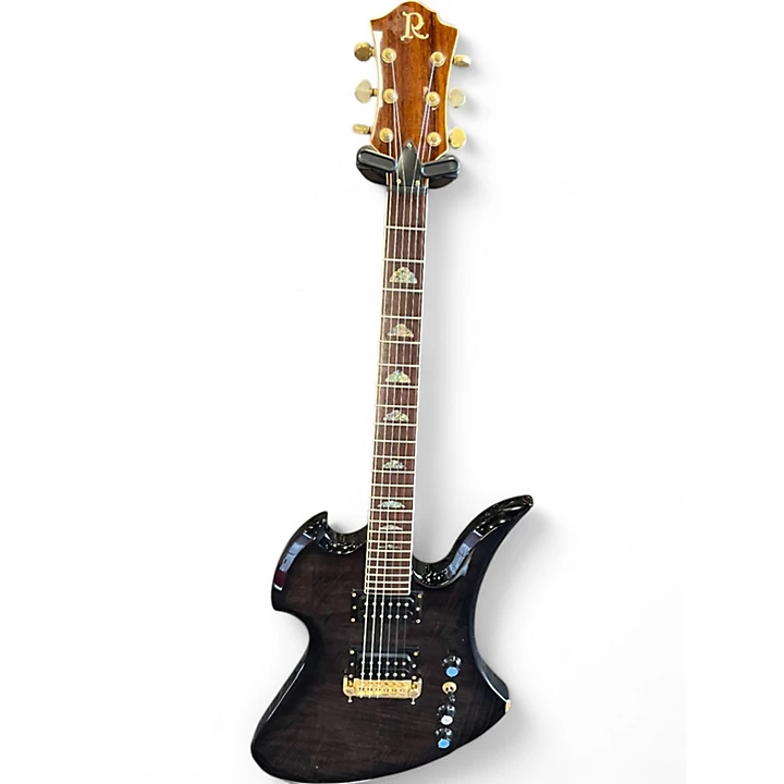 BC Rich Used BC Rich Mockingbird Trans Black Solid Body Electric Guitar.gc