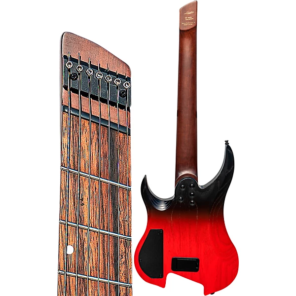 Ghost 7 String Multi Scale Performance Series Electric Guitar Crimson