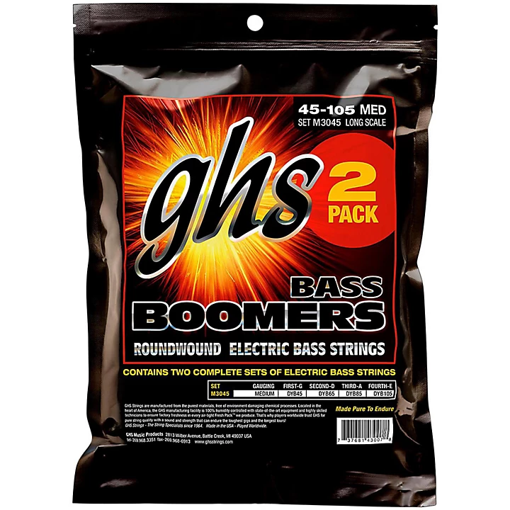 Medium Bass Boomers Strings 2 Pack